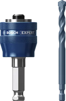 Gergaji Lubang Bosch EXPERT Power Change Plus dan Bor TCT.